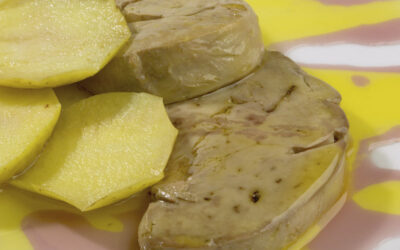 Foie de pato fresco con Manzana y reducción de Oporto