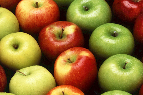 Diferencias entre las manzanas verdes y las manzanas rojas