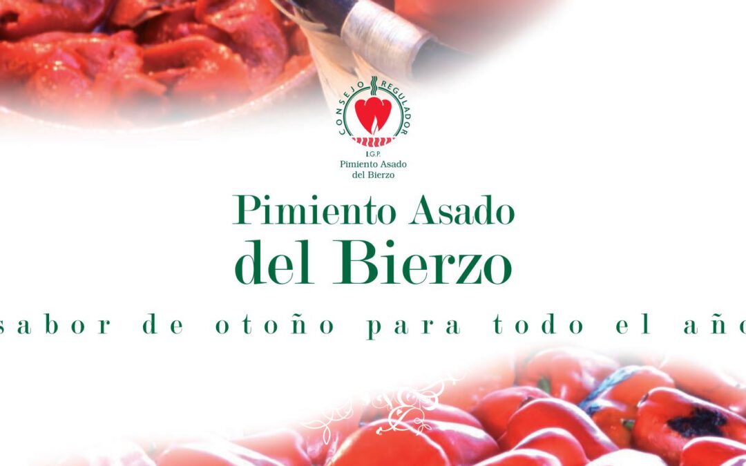 Cartel pimiento asado del Bierzo